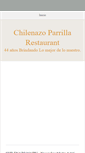 Mobile Screenshot of chilenazorestaurant.cl